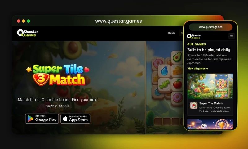 Questar Studio - Questar Games Website and Game Catalog
