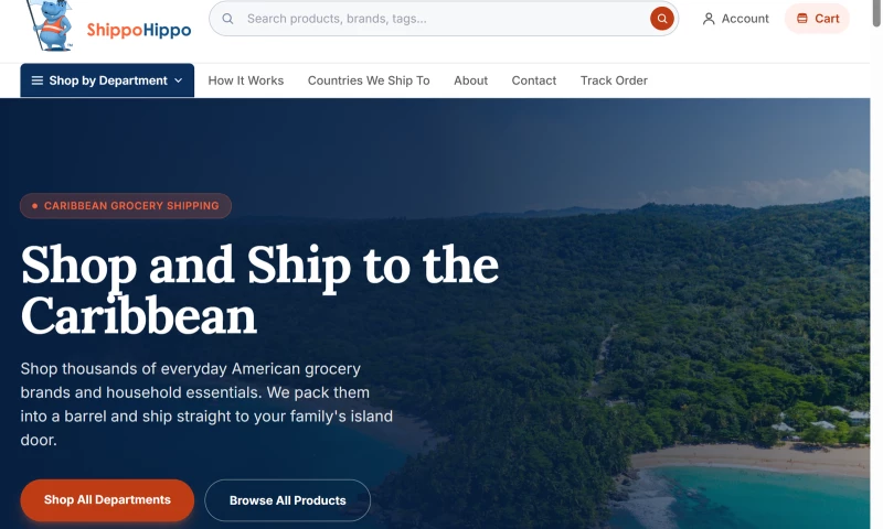 76 Design Solutions - Headless E-Commerce Rebuild for a Caribbean Shipping Retailer