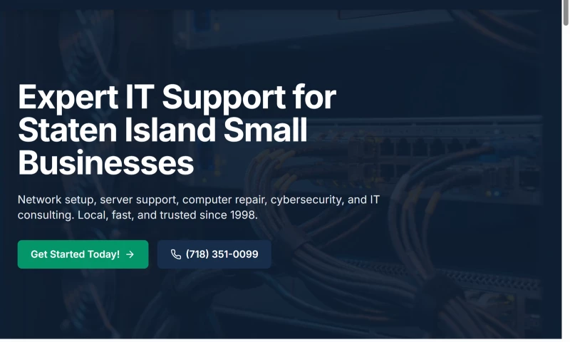 76 Design Solutions - Website and Local Search Rebuild for a Staten Island IT Firm