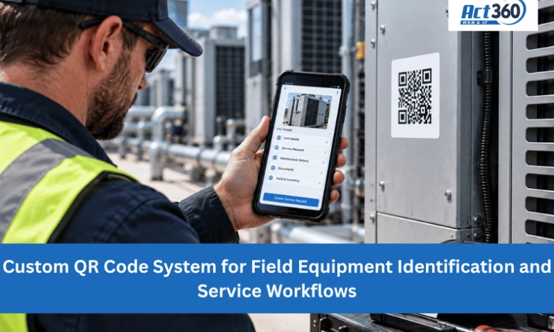 ACT360 Web & IT - Custom QR Code System for Field Equipment and Service Workflows