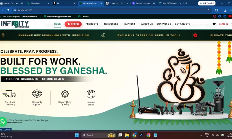 SMK Ventures - WebSite Development