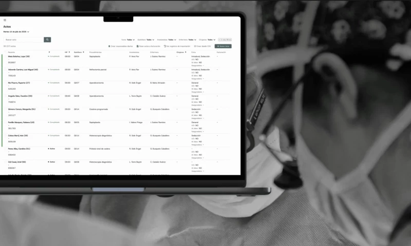 Mecexis - Quiralis: surgical management with document AI