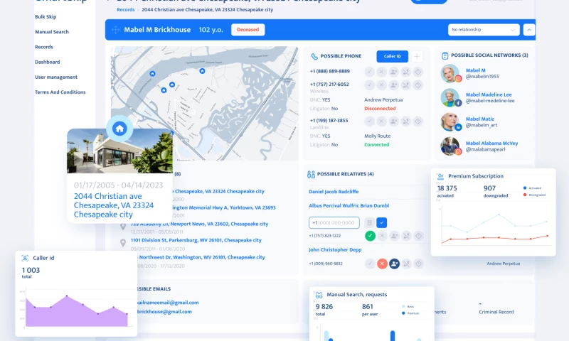 Clockwise Software - Skiptracing platform for real estate professionals