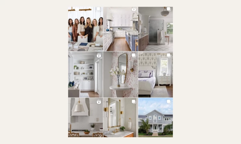 Wingnut Social - Hendrickson Interiors: Instagram Growth from 746 to 16,900 Followers