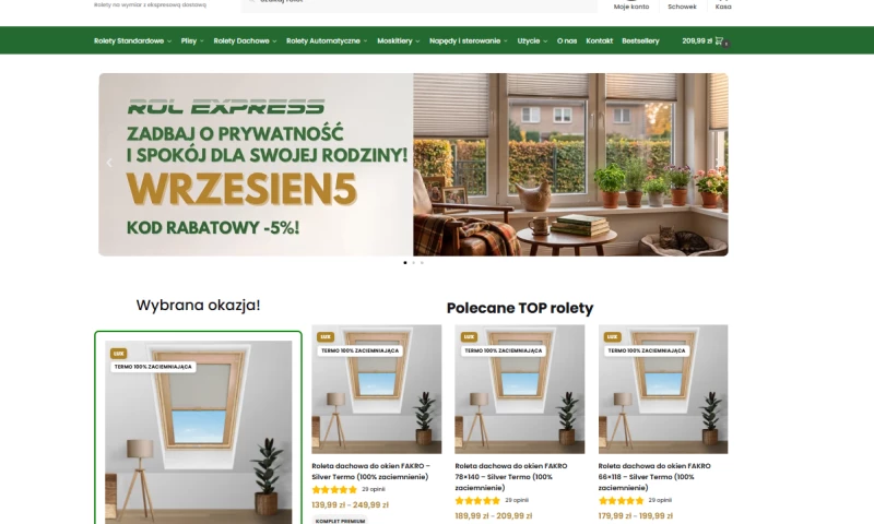 Push Agency - Rolexpress.pl D2C Custom Blinds CRO & Scaling (+300%)