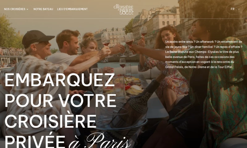 Actif Digital - Google Ads campaigns for a private Seine cruise company