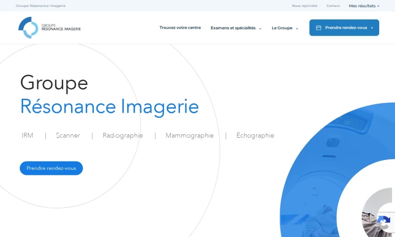 Actif Digital - Website and brand identity for a medical imaging group