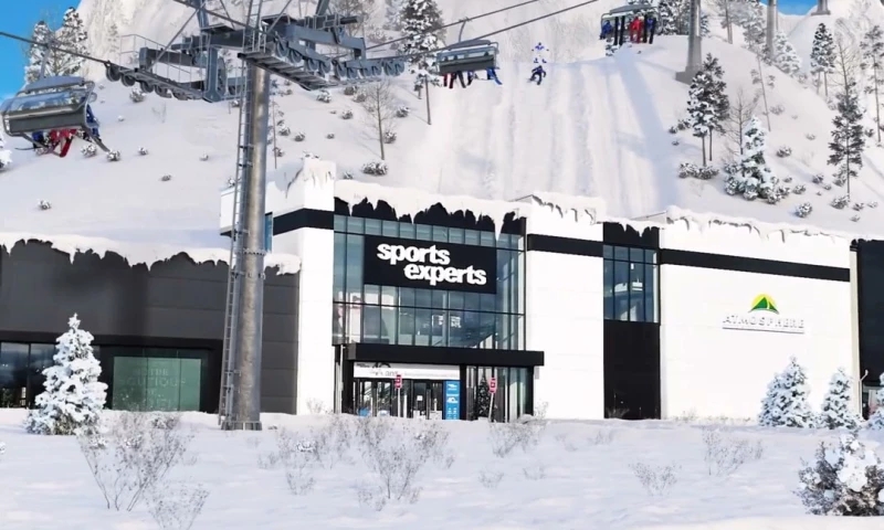LenzVive - Sports Experts CGI Ski Mountain Storefront