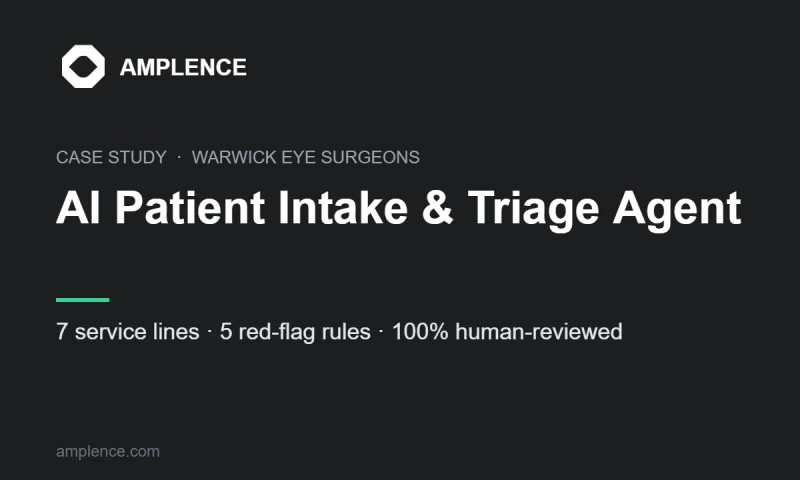 Amplence - AI Patient Intake & Triage Agent