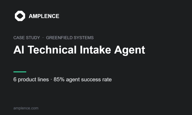 Amplence - AI Technical Intake Agent