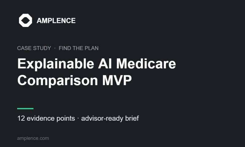Amplence - Explainable AI Medicare Comparison MVP