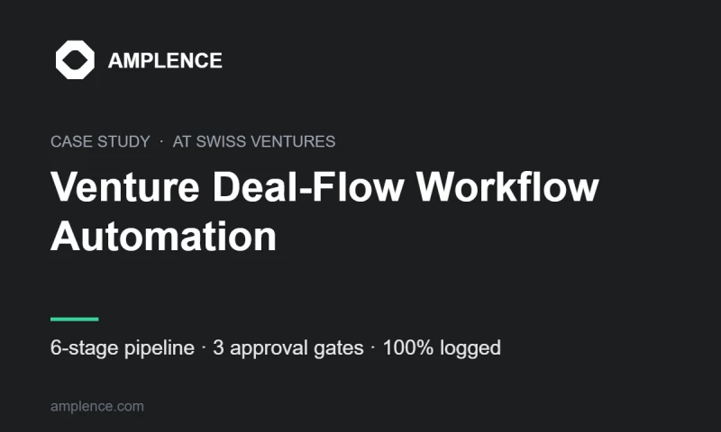 Amplence - Venture Deal-Flow Workflow Automation