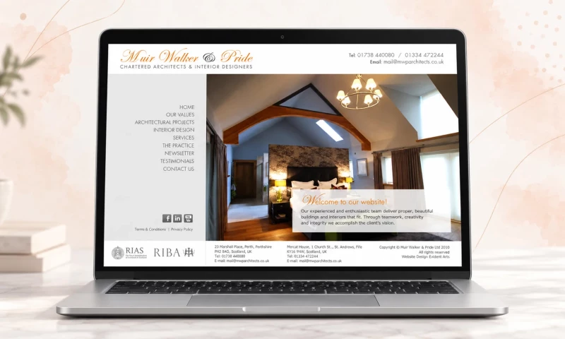 KAIA Design - Muir Walker & Pride - Custom CMS & WordPress Website Design