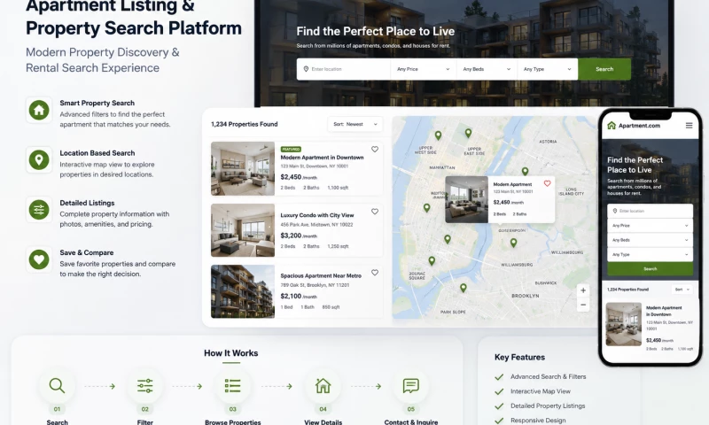 Parsedom Inc - Apartment Listing and Property Search Platform
