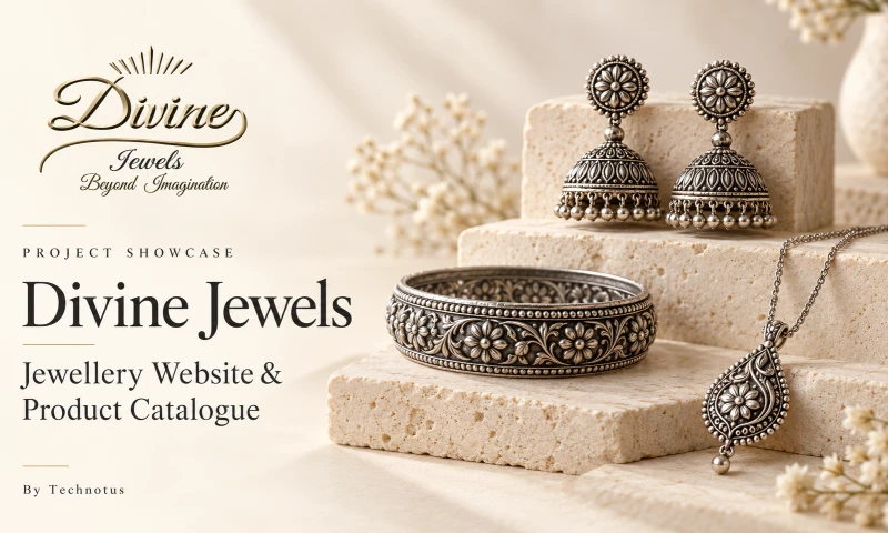 Technotus - Divine Jewels Jewellery Website & Product Catalogue