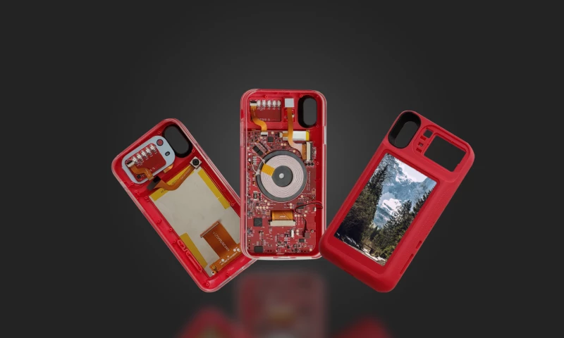 Droid Technologies LLC - Smart iPhone Selfie Display with BLE
