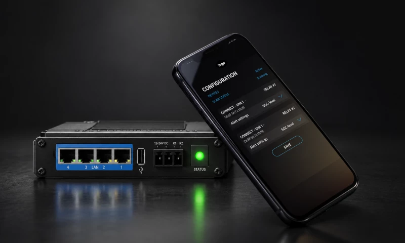 Droid Technologies LLC - Industrial Smart BMS Gateway & Mobile App with BLE