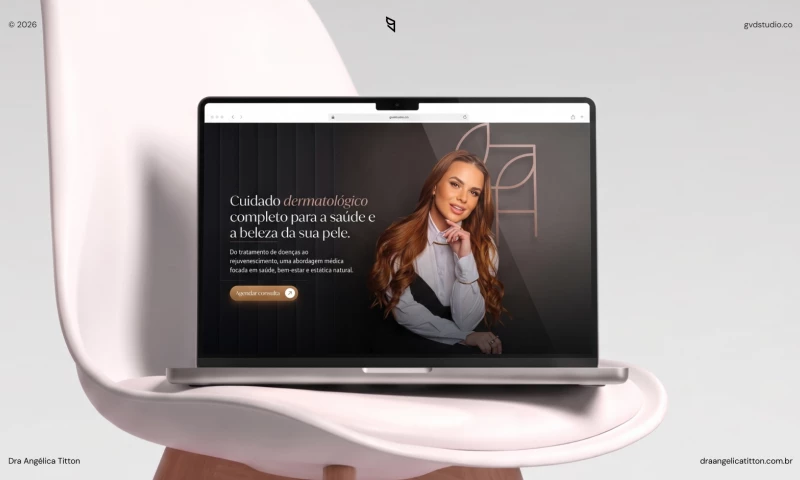 GVD Studio - Dermatologist Website: Dra Angelica Titton Clinic Case