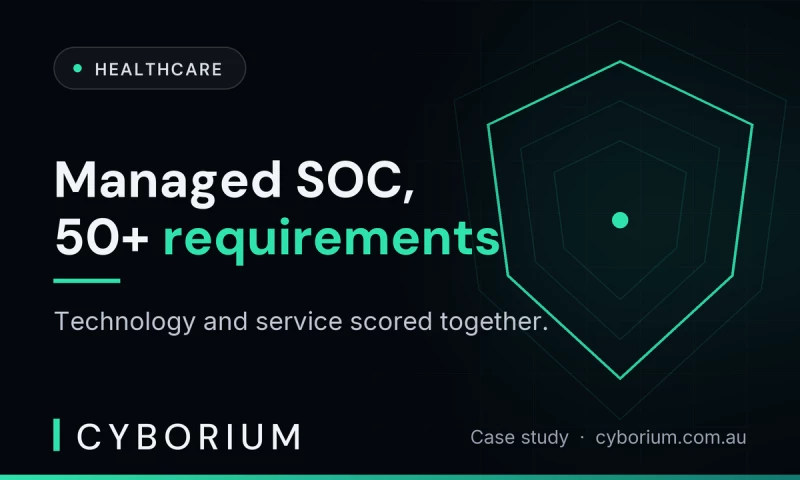 CYBORIUM - Managed SOC evaluation against 50+ requirements