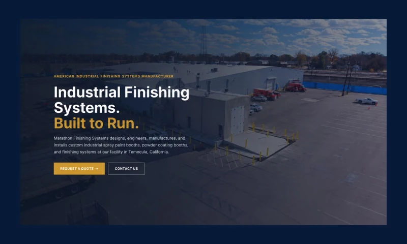 Leads To Sales - Marathon Finishing Systems - Website and Sales Management System