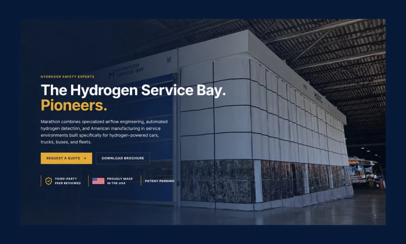 Leads To Sales - Hydrogen Service Bays - Industrial Website
