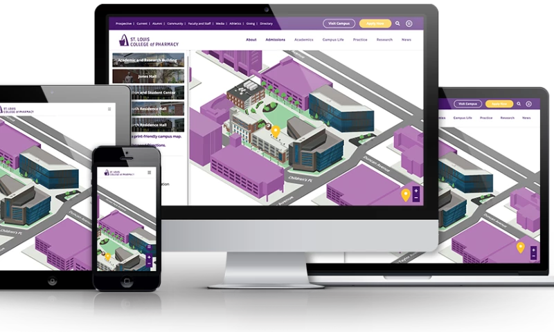 Beanstalk - St. Louis College of Pharmacy Interactive Campus Map