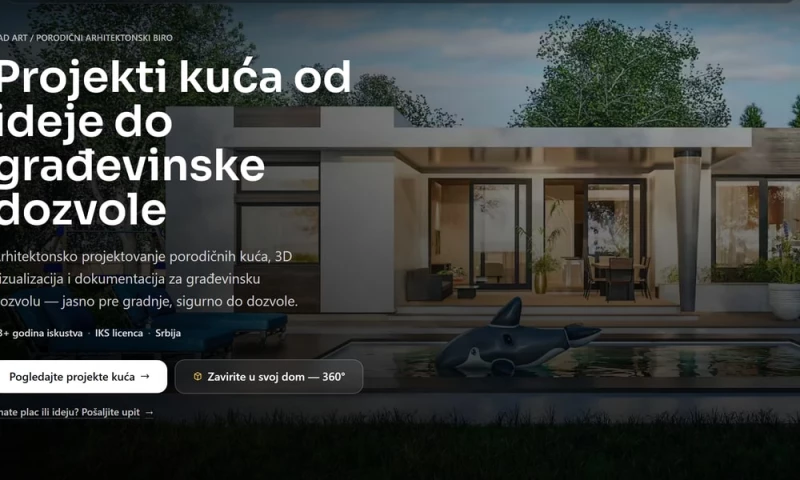 Kvant Studio - projektikuce.rs: house-plans website