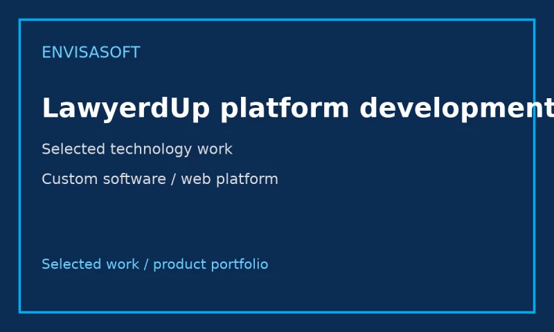 EnvisaSoft - LawyerdUp platform development