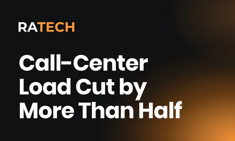 Ratech - Utility Chatbot Cuts Call-Center Load by 50%+ for a City Water Utility