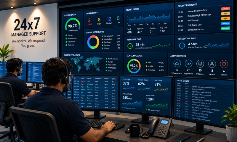 ICANIO Technology - 24x7 Managed Support Service