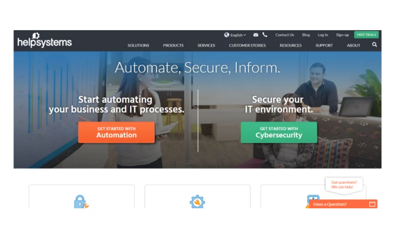 O8 - HelpSystems: Website Redesign and Digital Marketing Optimization