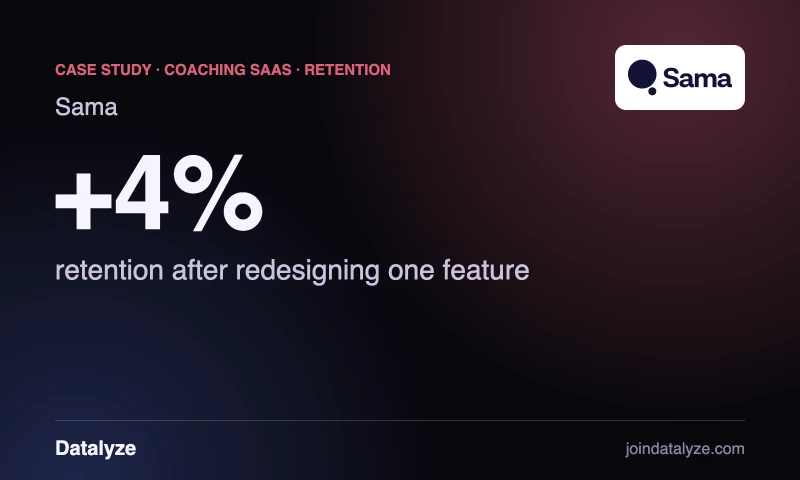 Datalyze - Finding the feature that brings users back