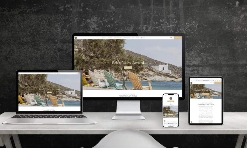 Shell-iT - Multilingual website for villas in Tinos