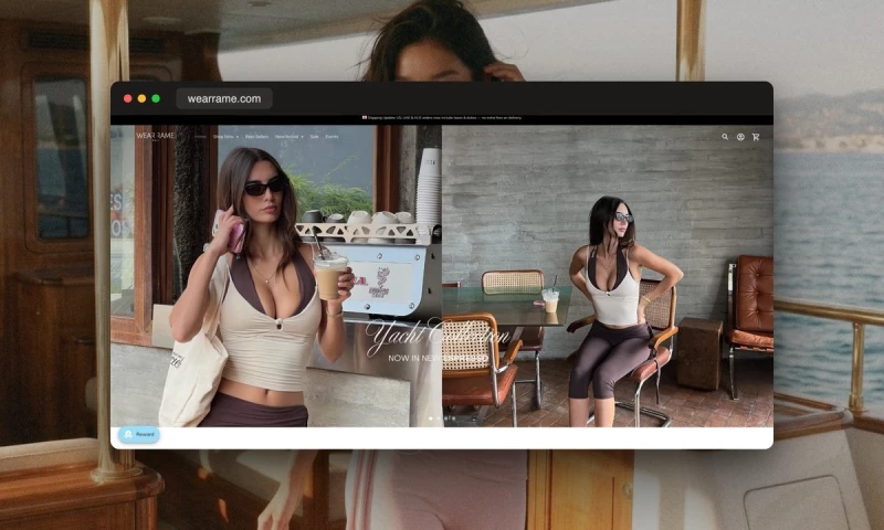 Blinix Solutions - Wear Rame, activewear storefront built around collection drops