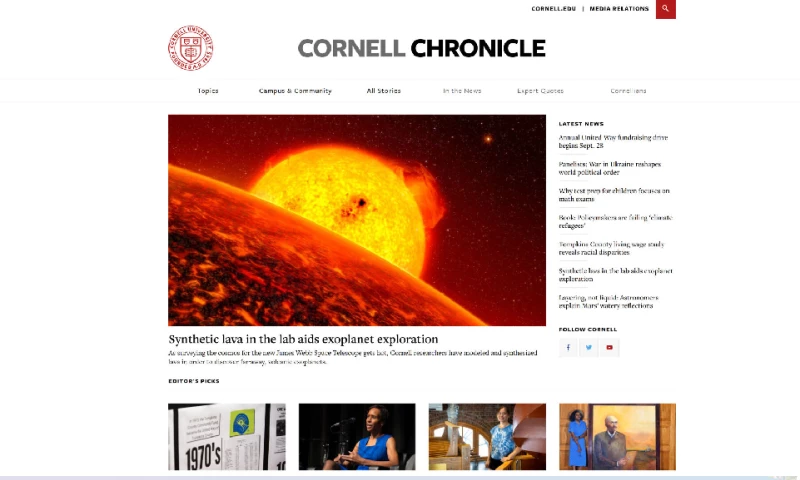 O8 - Website Migration and Redesign for Cornell Chronicle