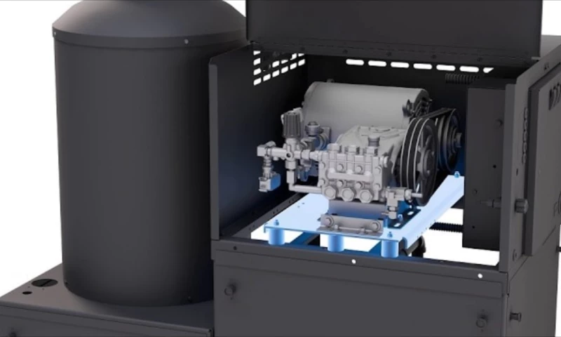 Acoroid Studio - Hot Water Pressure Washer 3D Product Animation