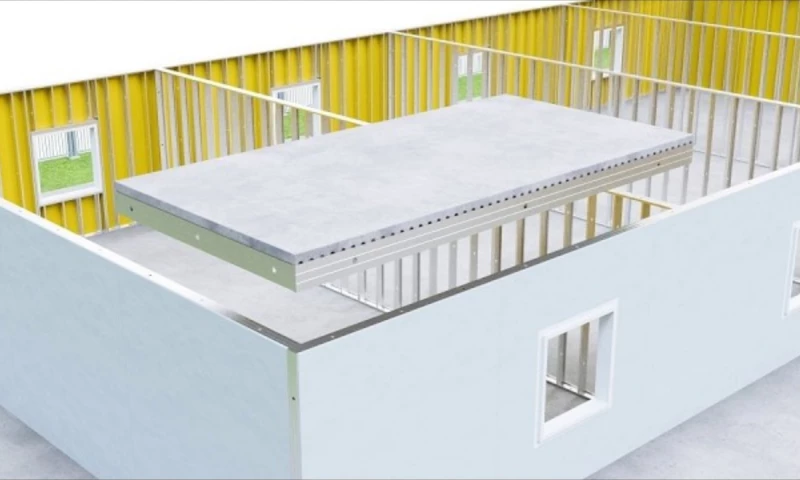 Acoroid Studio - Steel Framing Panels 3D Construction Animation