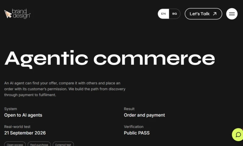 Brand Design Ltd - Brand Design Ltd. B2A Agentic Commerce Gateway