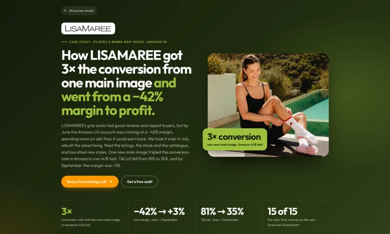 Amazon Experts - 3× conversion and back to profit on Amazon US