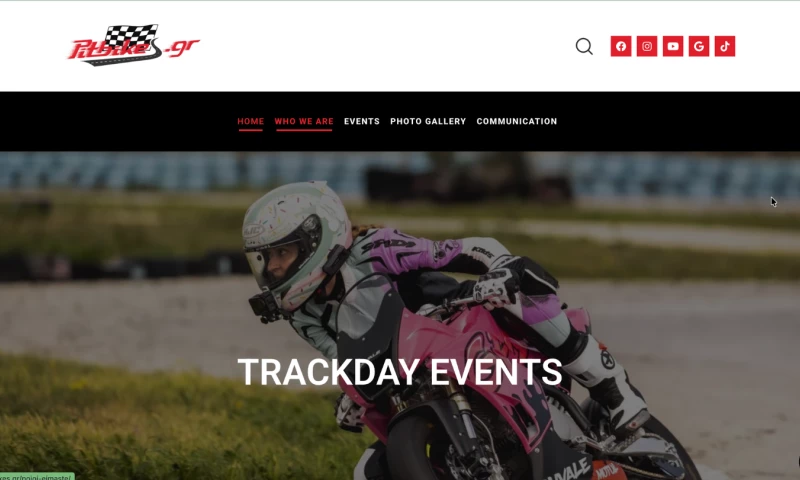 Shell-iT - Website and events calendar for pit bike riders