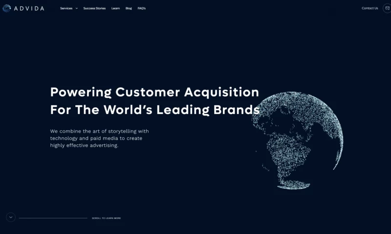 ZERO NEGATIVE - Advida Interactive 3D Website