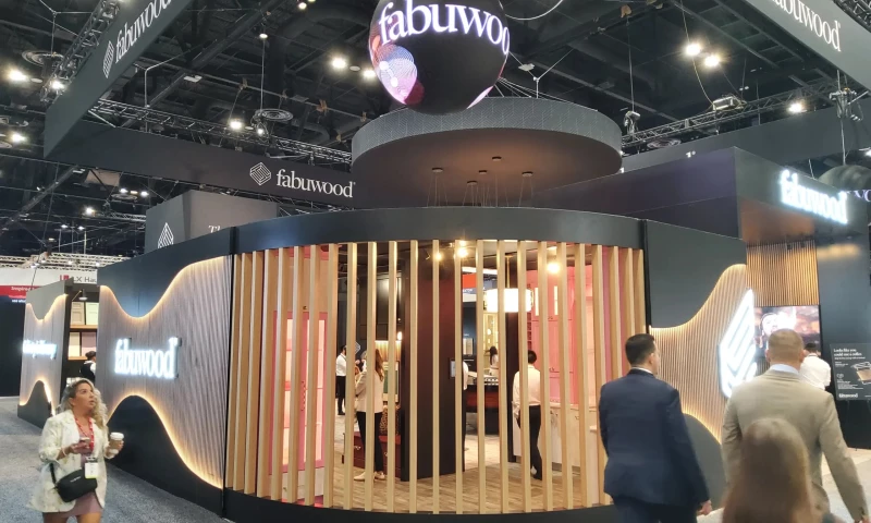 Purple Exhibits - Fabuwood Custom Island Exhibit, KBIS 2026 Orlando
