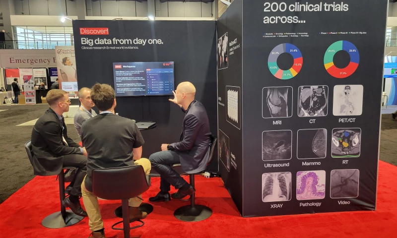 Purple Exhibits - Collective Minds Radiology Custom Booth, RSNA 2025 Chicago