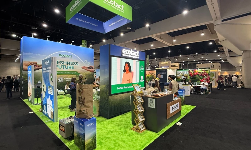 Purple Exhibits - Custom Booth with Turf Floor, CCW Las Vegas 2026