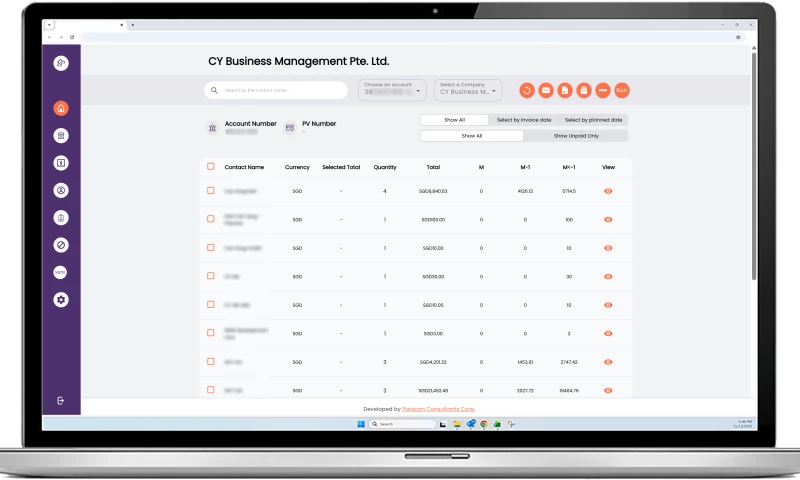 Paracon Consultants Corp. - IMS: Accounts Payable Automation Web App with Xero Integration