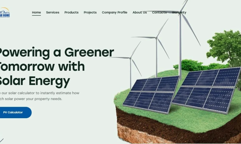 Rupantok - Digital Marketing Agency - Solar Home: Custom Warranty Claim System & Solar PV Calculator