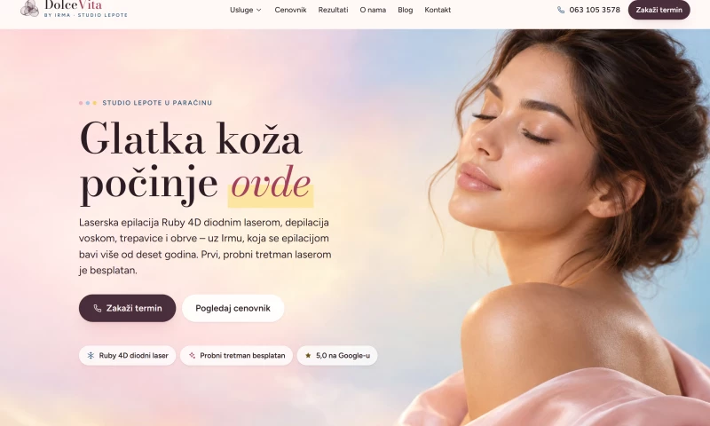 Kvant Studio - irmadolcevita.com: beauty studio website