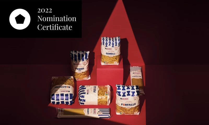 DesignRepublic - Delhaize Private Label Pasta Range - Pentawards Shortlist 2022