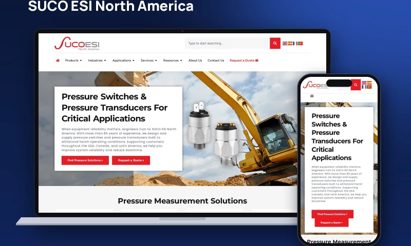 UltraWeb Labs Inc. - Pressure switch and transducer product site