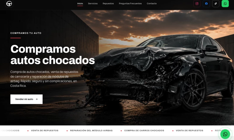 kiub - Autocrash Solutions — website and inventory system